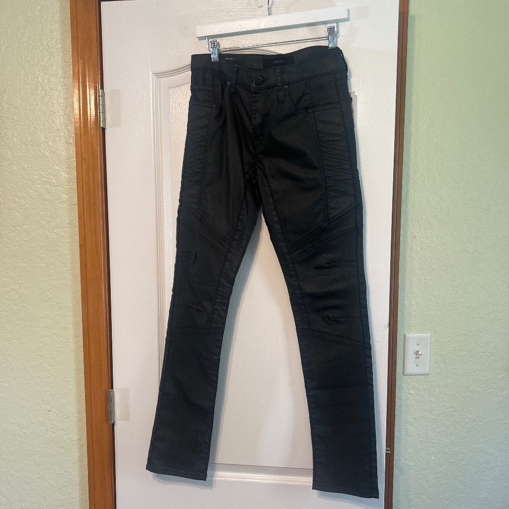 J Brand Black Moto Skinny jeans